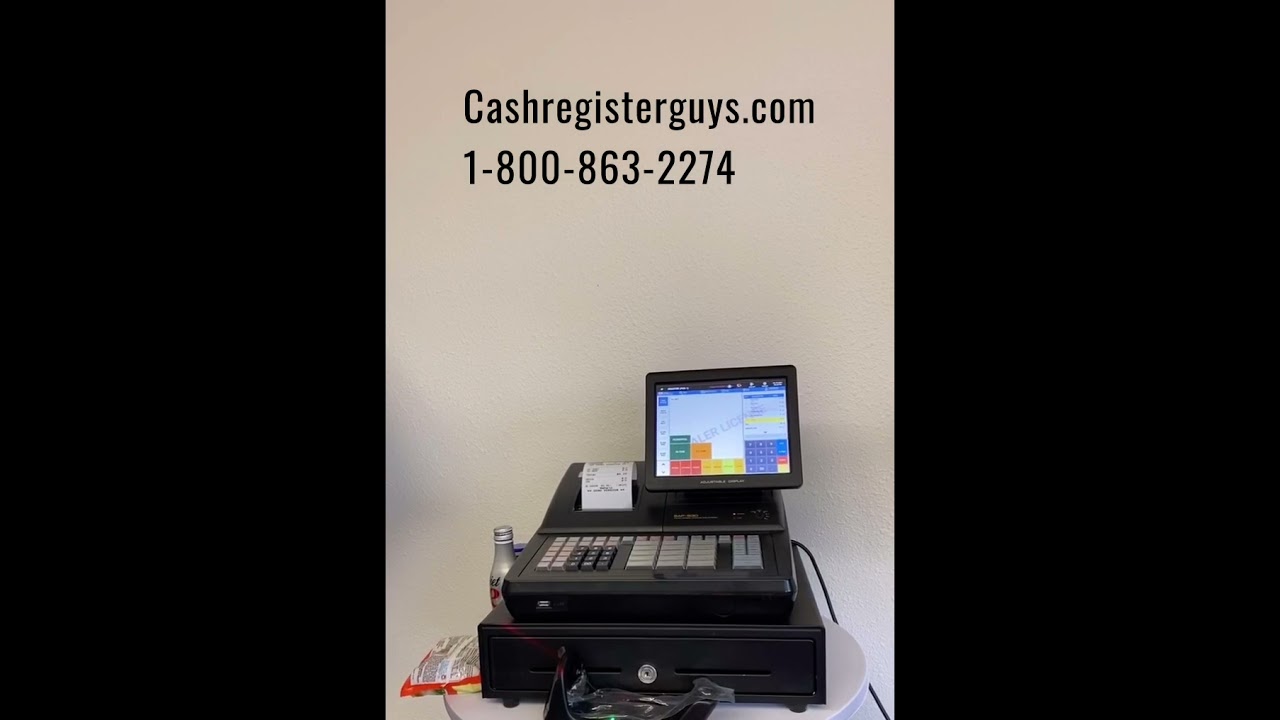 Wireless barcode scanner for SAM4S Cash Registers