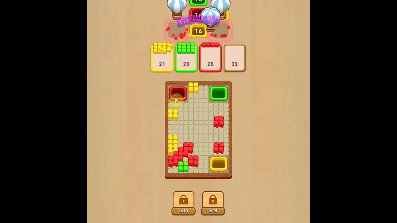 Cube to Hole Puzzle - Level 4 - #gameplayvideo #sortpuzzle #puzzlegame #puzzlegames #sorting