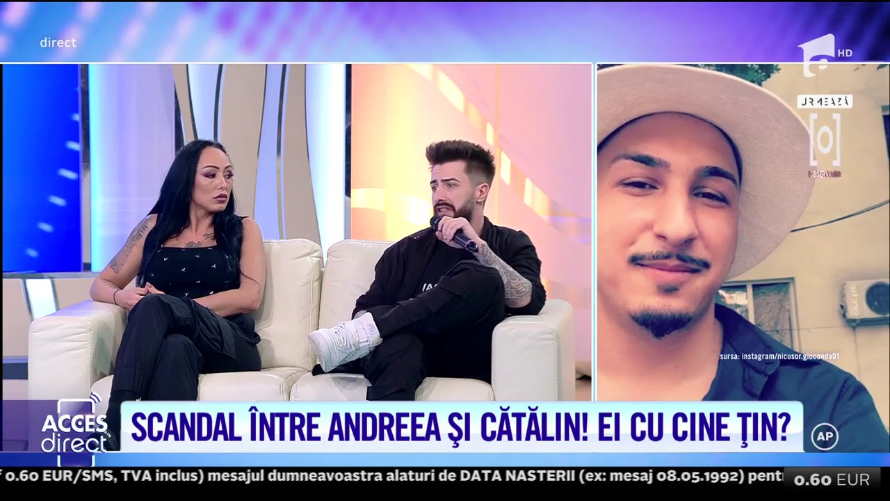 Scandal între Andreea şi Cătălin. Imagini de pe camera de supraveghere