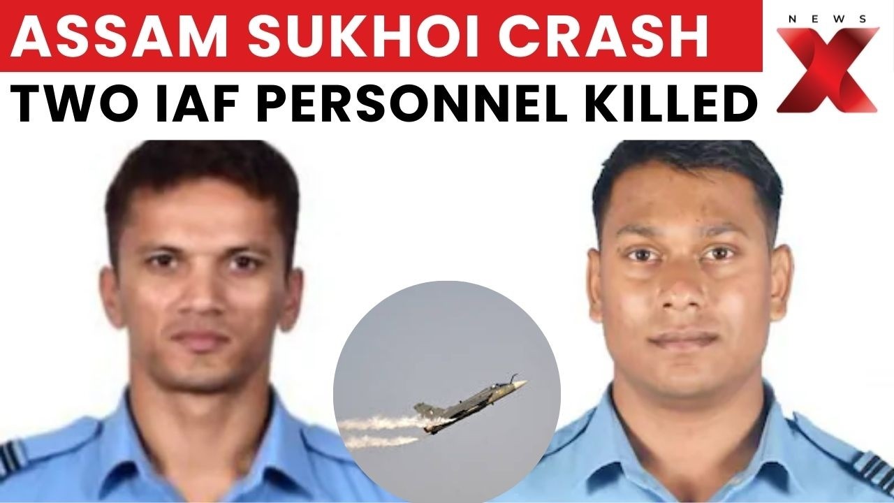 Breaking News: Two IAF Personnel Killed After Sukhoi Fighter Jet Crash | NewsX