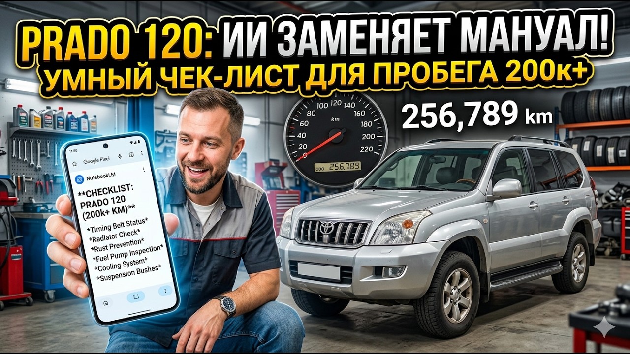 Прадо 120 ИИ заменяет мануал