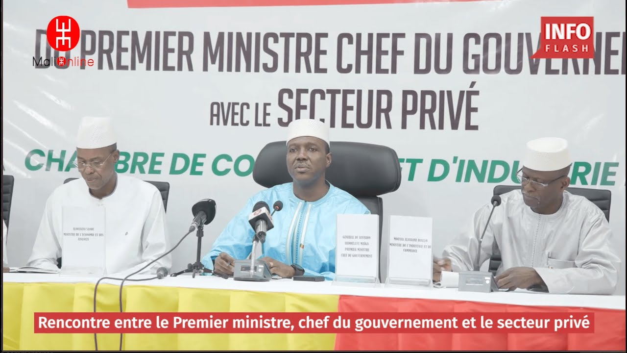 RENCONTRE DU PM GÉNÉRAL DE DIVISION ABDOULAYE MAÏGA AVEC LE SECTEUR PRIVÉ