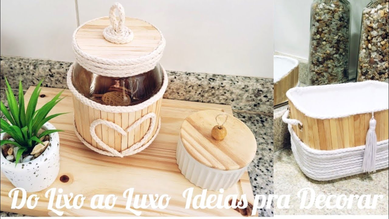 DO LIXO AO LUXO -  IDEIAS PRA RECICLAR -  FAÇA VOCÊ MESMO