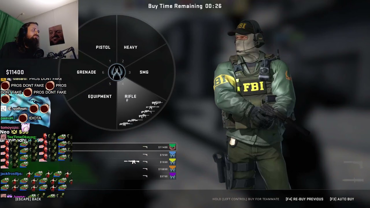Forsen plays FACEIT CS:GO - 7 November 2021 (with Chat)