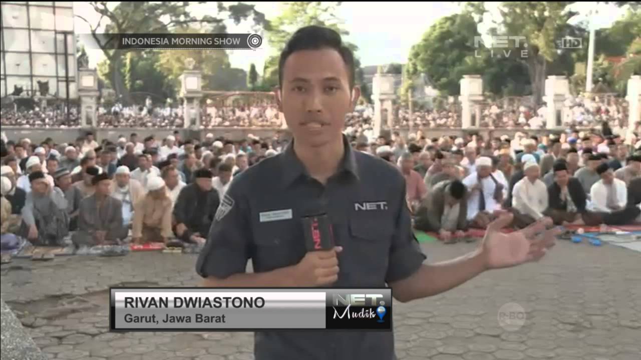 Live Report Dari Masjid Agung Garut Persiapan Salat Ied - IMS