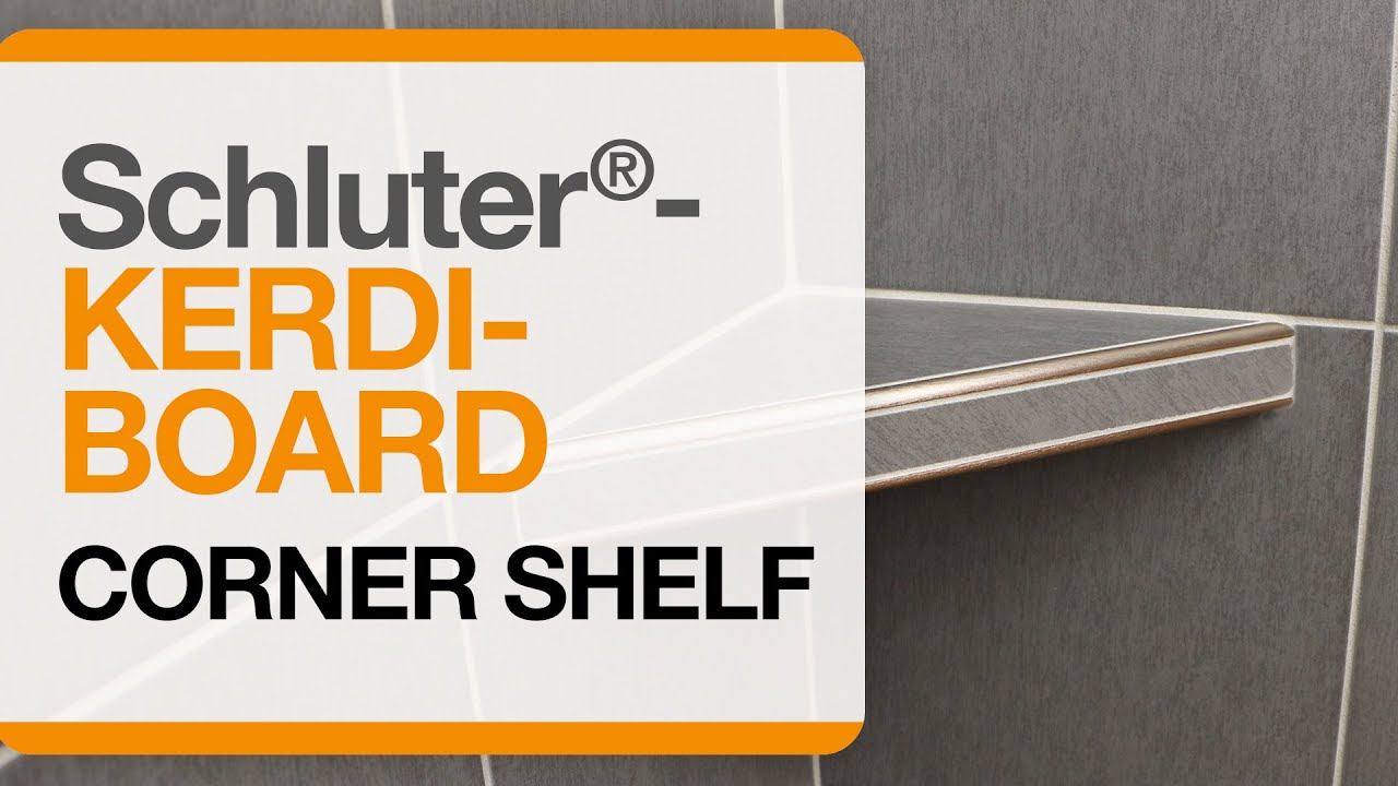 Schluter&reg;-KERDI-BOARD Corner Shelf