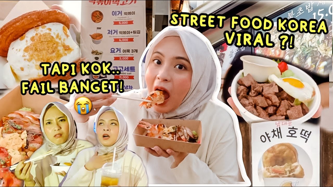 MUKBANG STREET FOOD KOREA VIRAL 🥵 TAPI KOK MALAH GINI 😭 REVIEW JUJUR GAK DITUTUP2IN 🙏🏻🥲