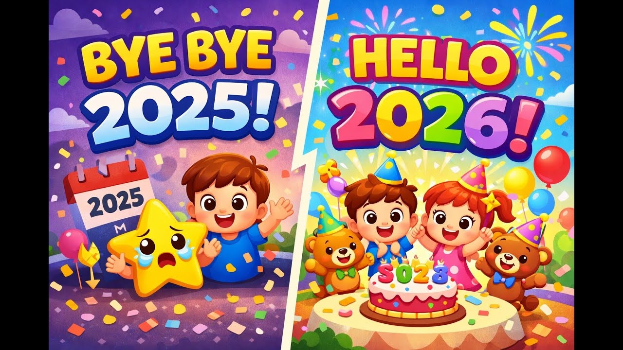 Happy New Year 2026 🎆 | Fun Kids Song 🎵