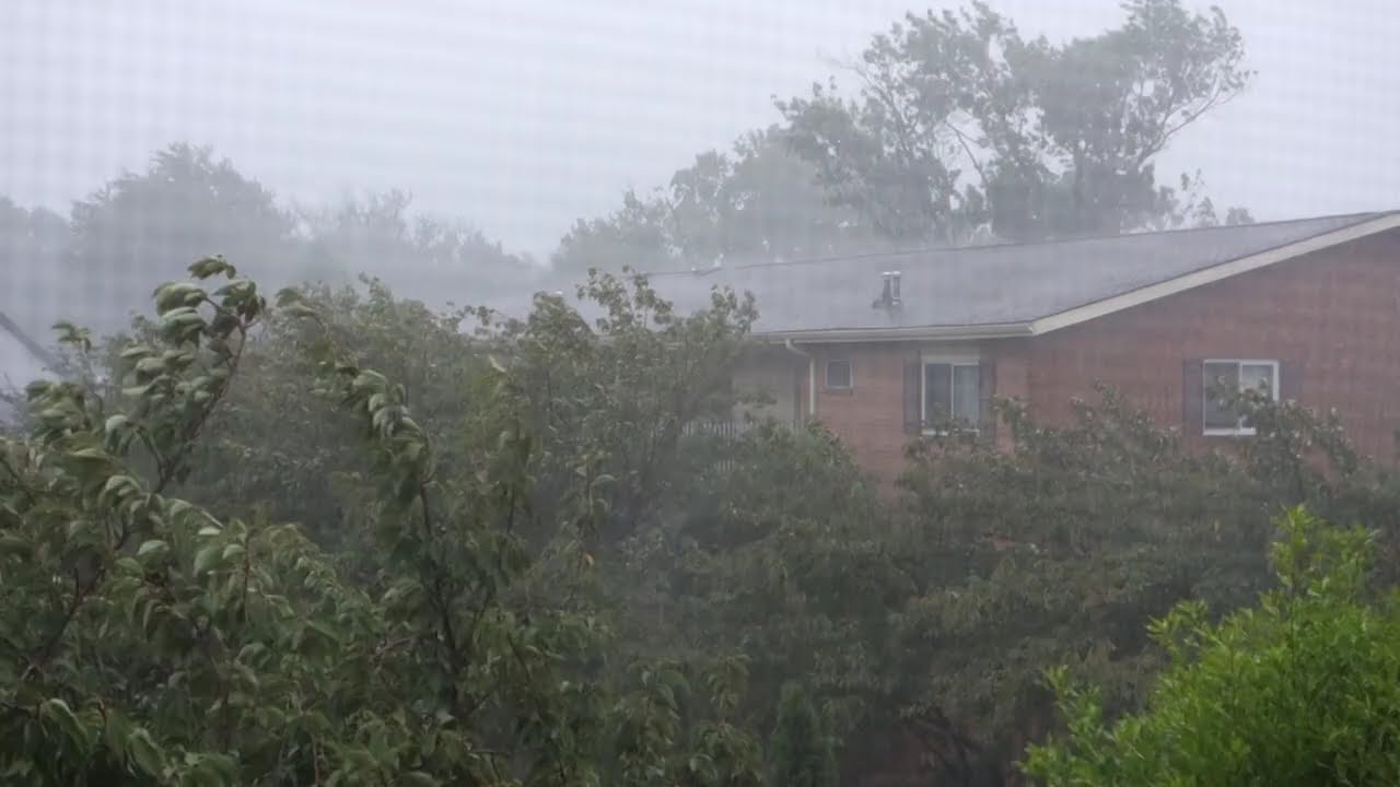 HEAVY RAIN and WIND @ Frederick, MD