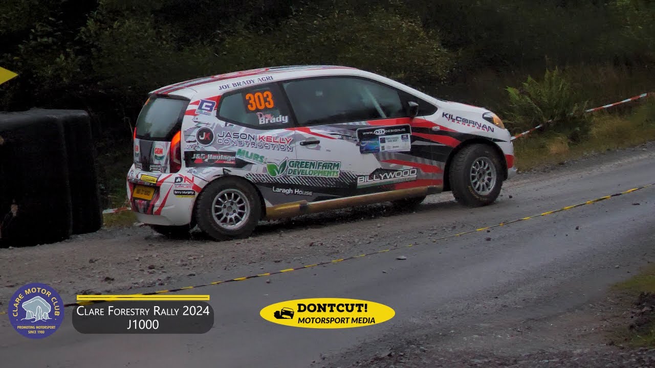 CLARE FORESTRY RALLY 2024 - J1000 COMPETITORS