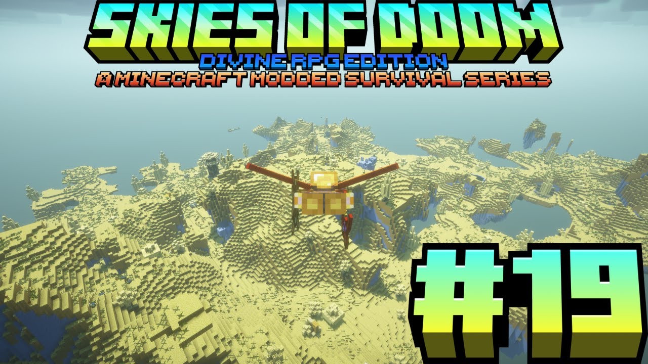 Minecraft Skies of Doom (E19): Massive Stronghole/Ender Dragon