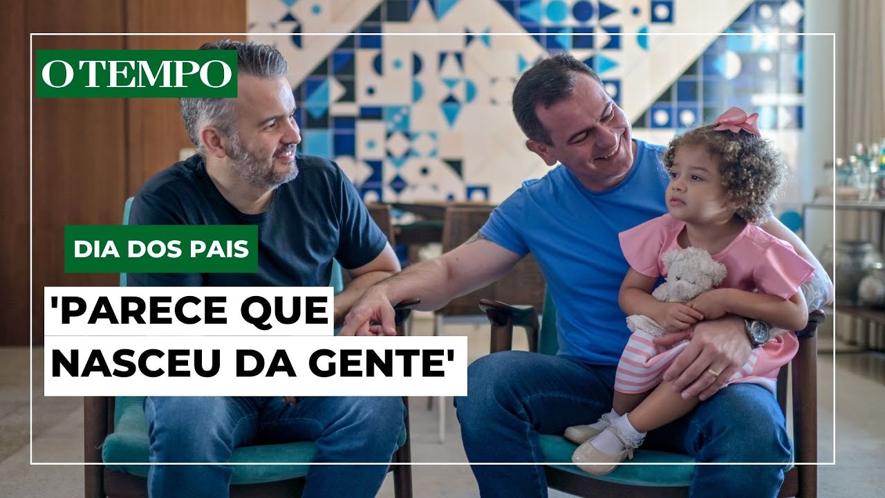 DIA DOS PAIS: filha de casal homoafetivo de BH tem motivos em dobro para comemorar