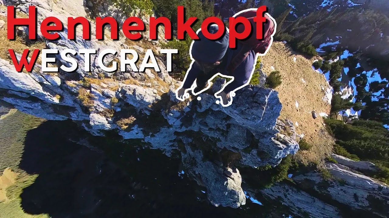 &Uuml;ber den WESTGRAT auf den HENNENKOPF | Alpine Grat&uuml;berschreitung unterhalb der Benediktenwand