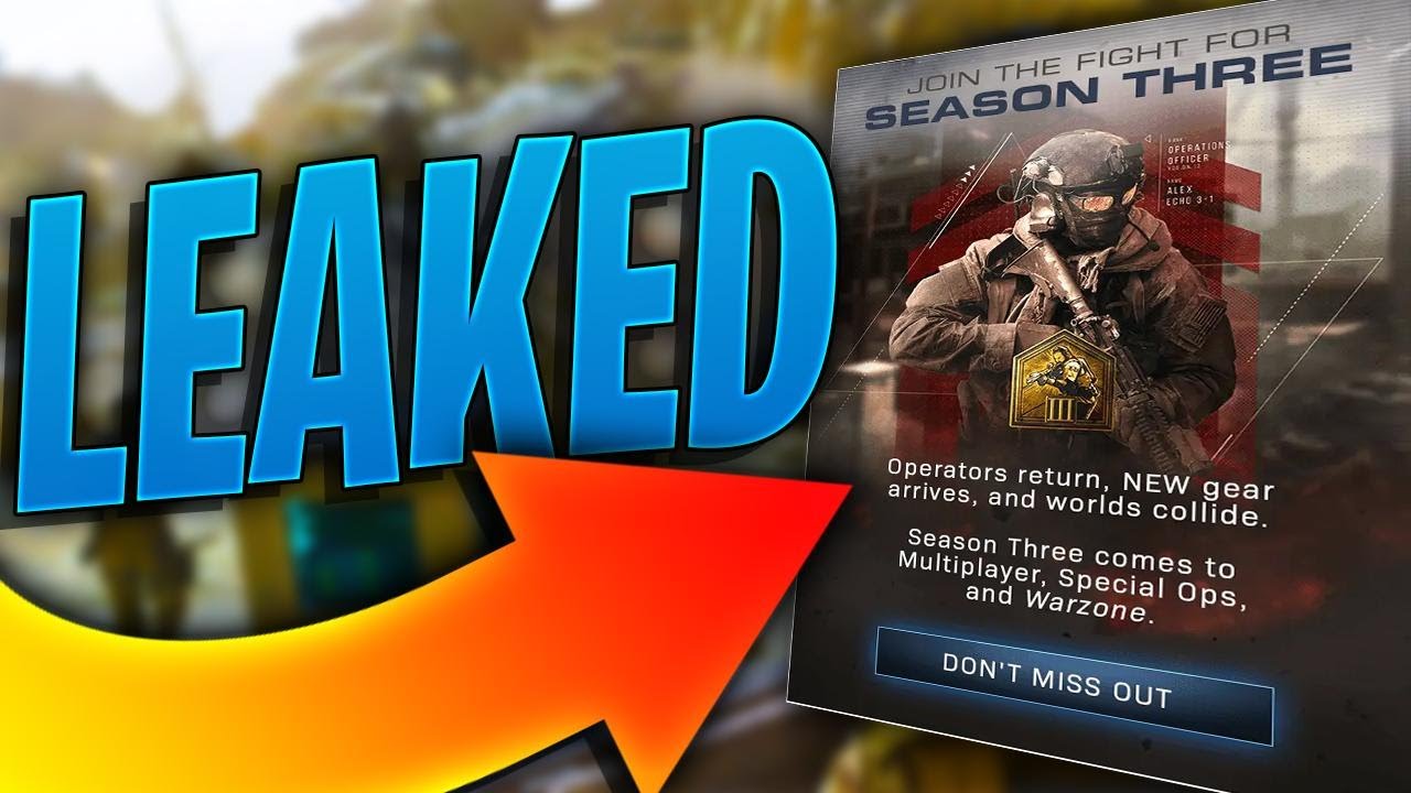 Modern Warfare Season 3 Content LEAKED!