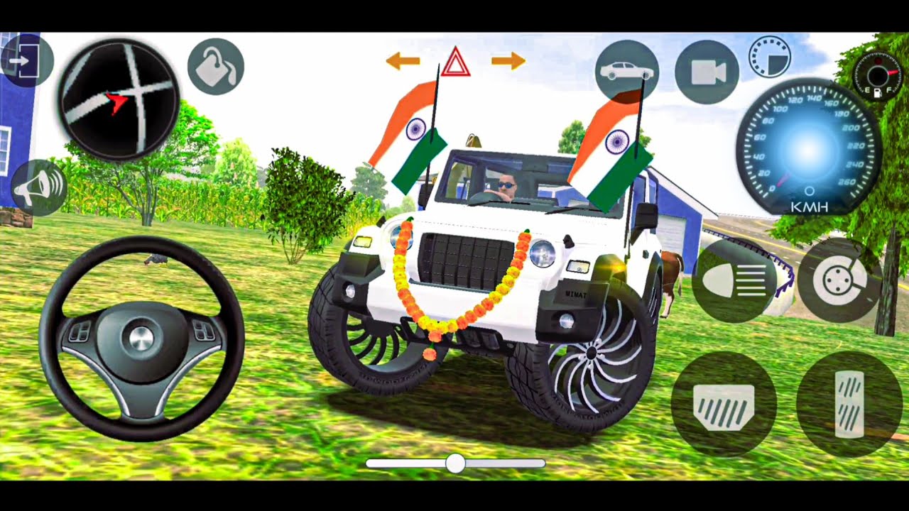 Modified Mahindra Thar Car Games: Indian Cars (Gadi Wala Game) - Car Game Android Gameplay 
