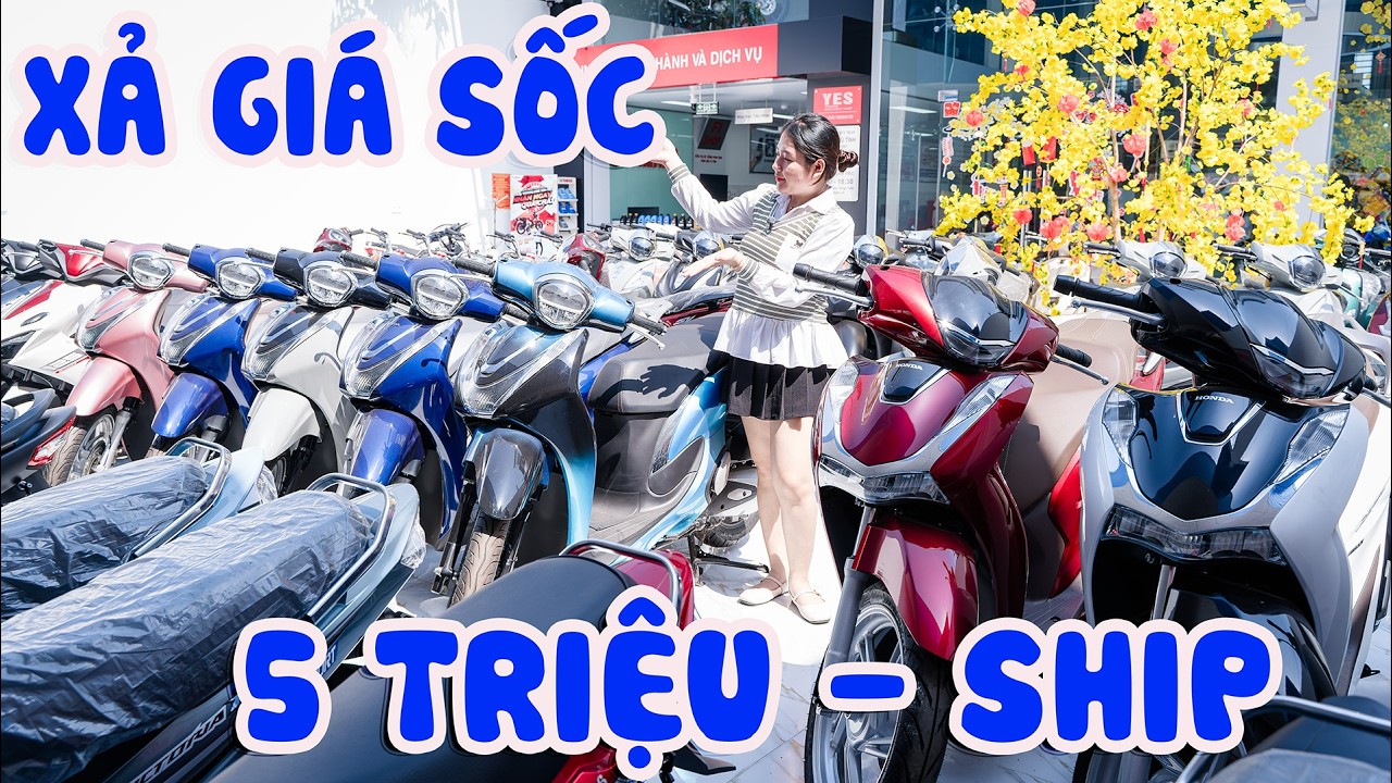 XẢ GIÁ SỐC CD67 SHMODE SH 160 VISION VARIO 125 FUTURE 125 WAVE THÁI SỐC 5 TRIỆU SHIP
