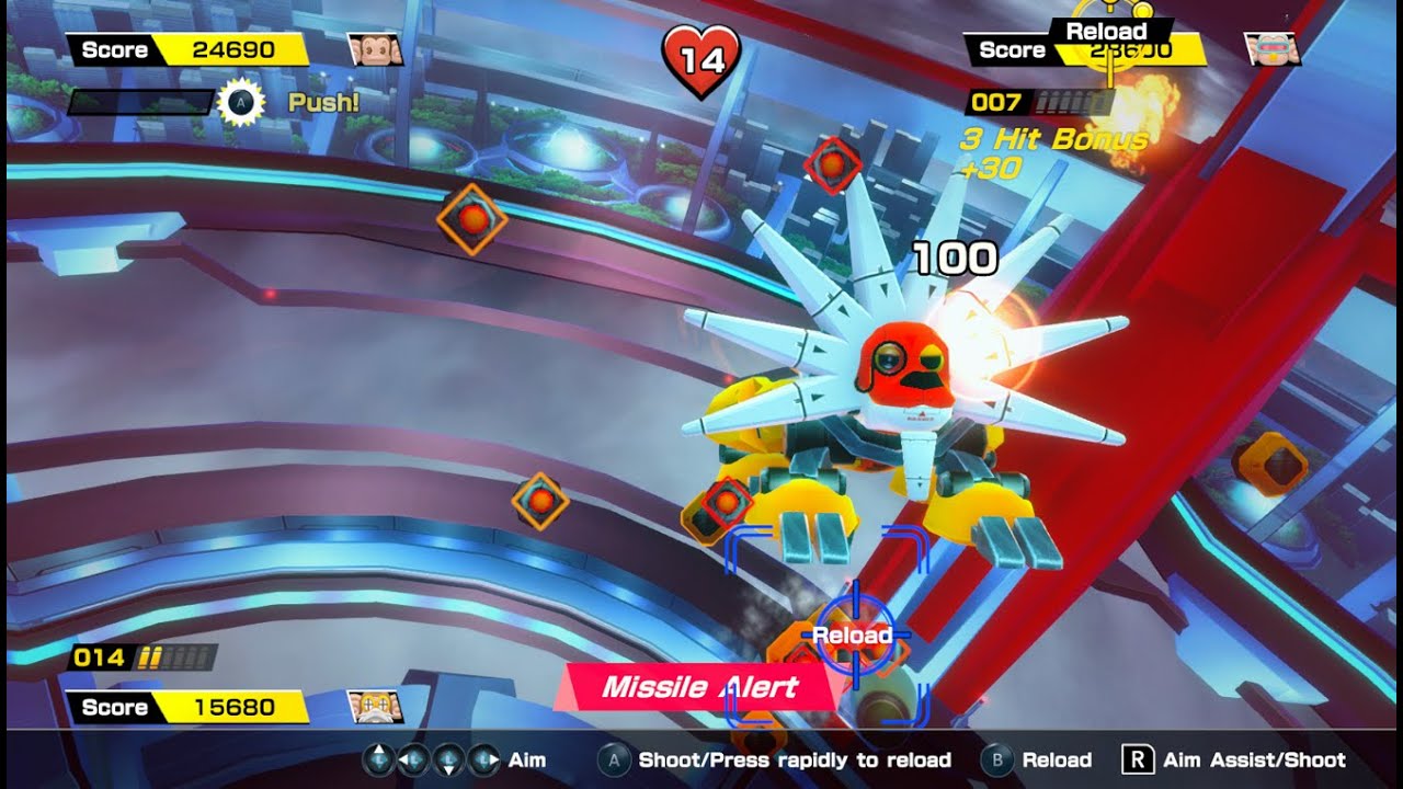 Super Monkey Ball Banana Mania: Monkey Shot All Stages 3 player 60fps