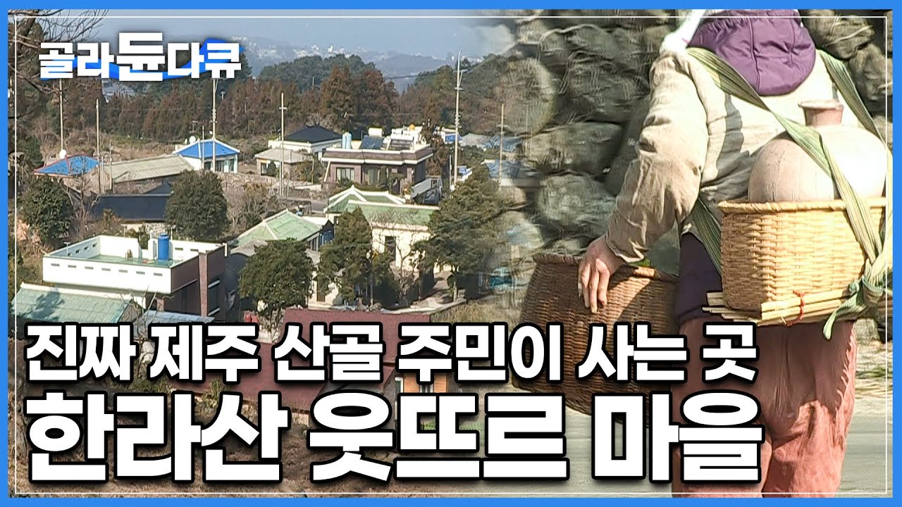 우리가 전혀 알지 못한 제주 산간 마을┃관광객도 없고, 바다와도 동떨어진 한라산 웃뜨르 마을┃한국기행┃#골라듄다큐