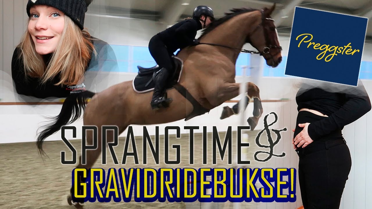 VLOGG: SPRANGTIME OG GRAVIDRIDEBUKSE!