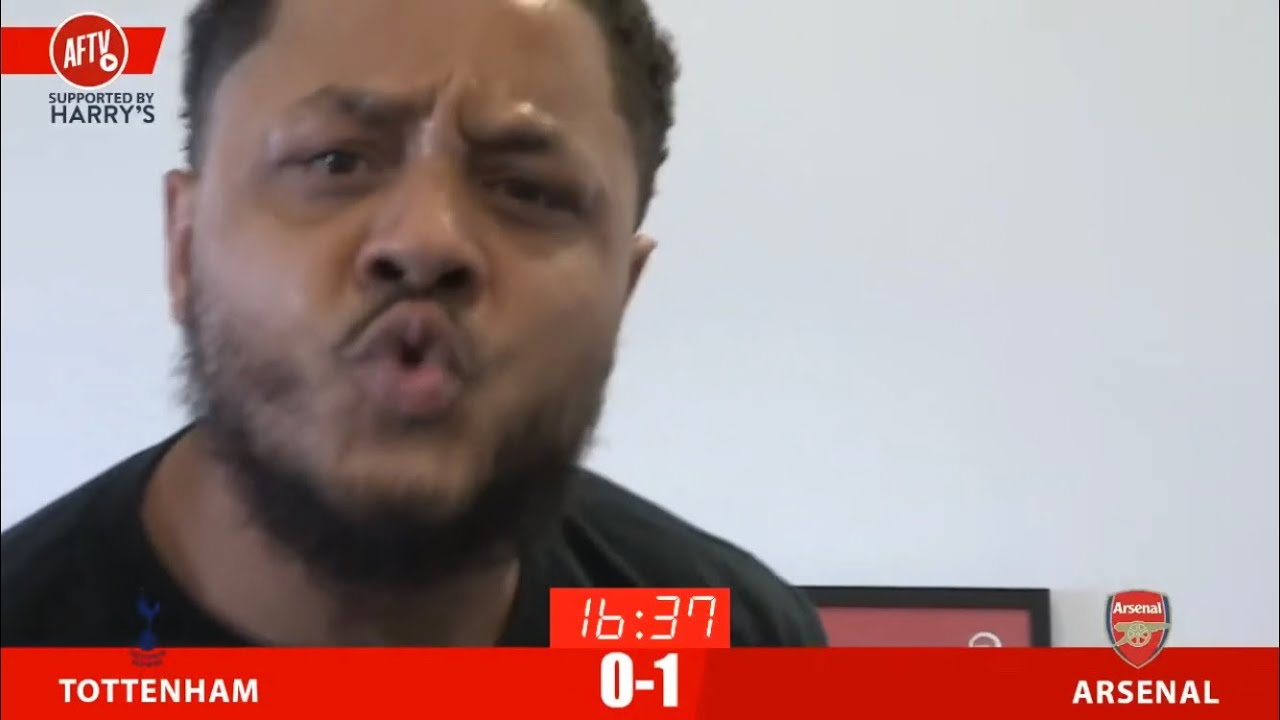 ARSENAL FAN TV MELTDOWN (Spurs 2-1 Arsenal)