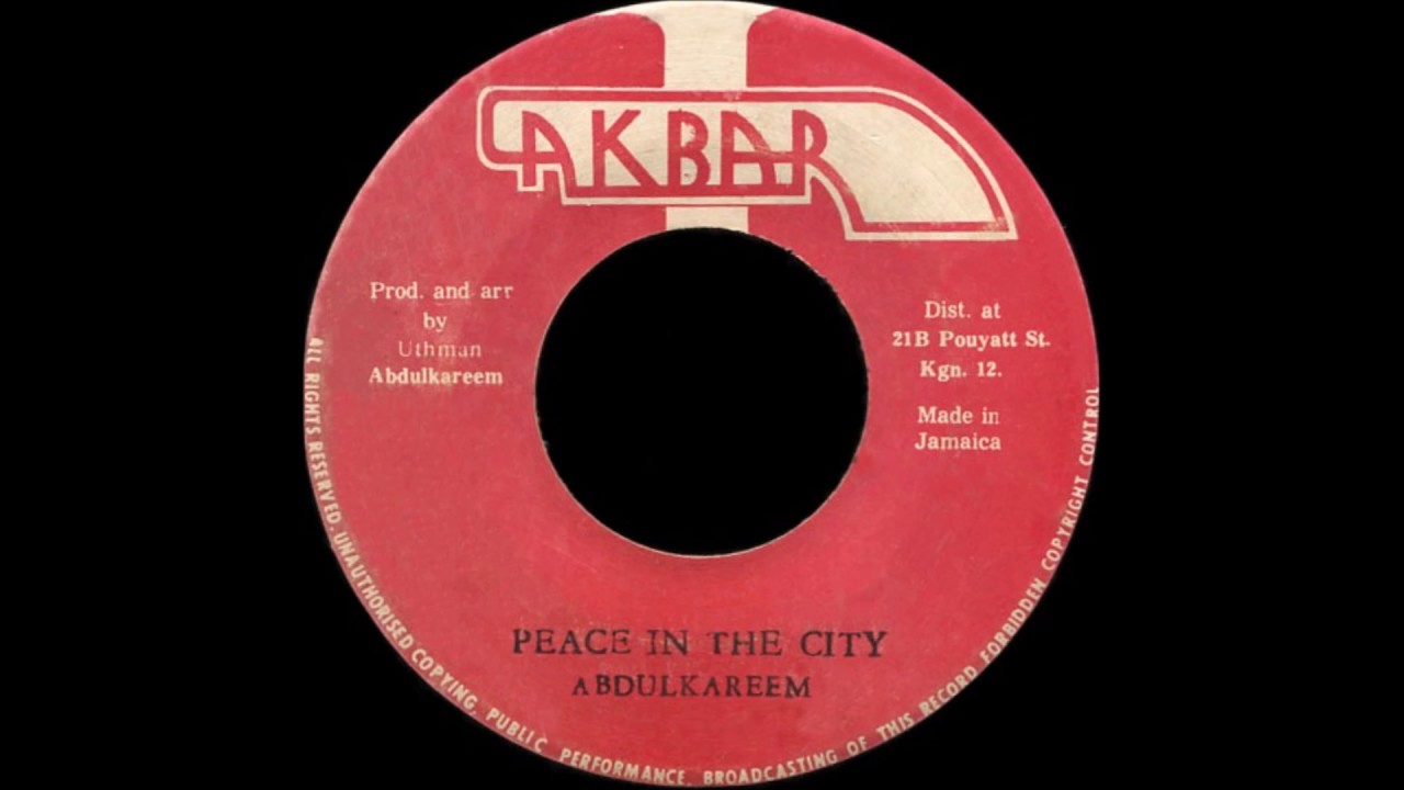 Abdulkareem - Peace In The City
