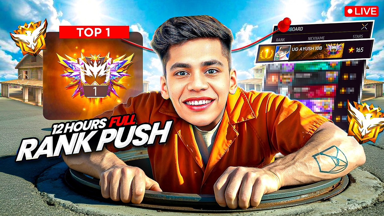 🔴[Live] Road To 12 Million🧿RCB Top 1 Grandmaster Rank Push👽🔥- Free Fire Live   #iQOO15