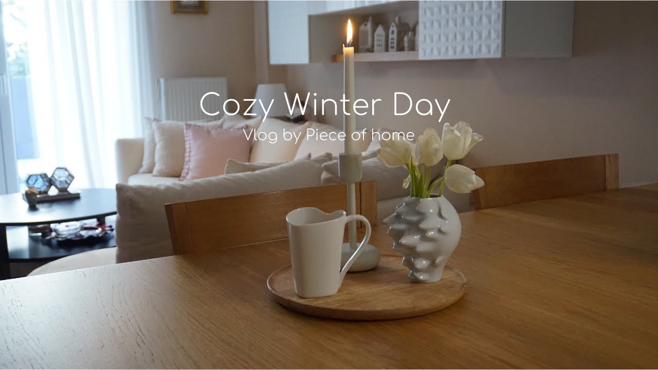 Warm and Cozy Winter Day | Slow living | Hot chocolate | Comfort food | Silent vlog| @pieceofhome11