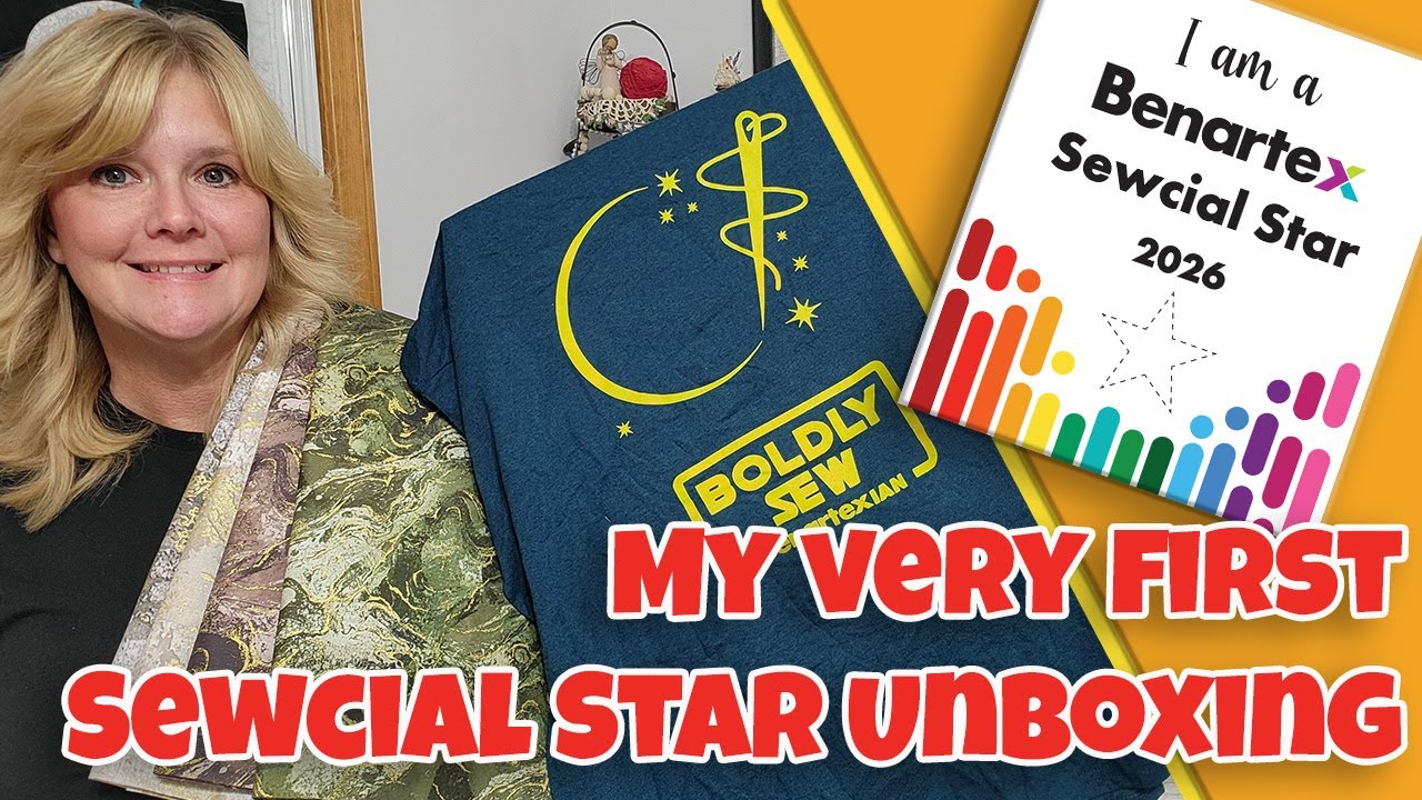 Распаковка Benartex Sewcial Star | Ткань, подарки и сюрпризы от спонсоров