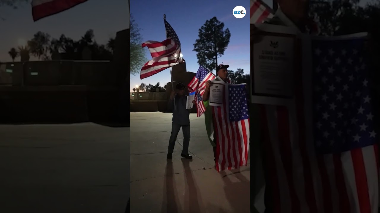 Protesters, Iranians clash in Phoenix over war in Middle East