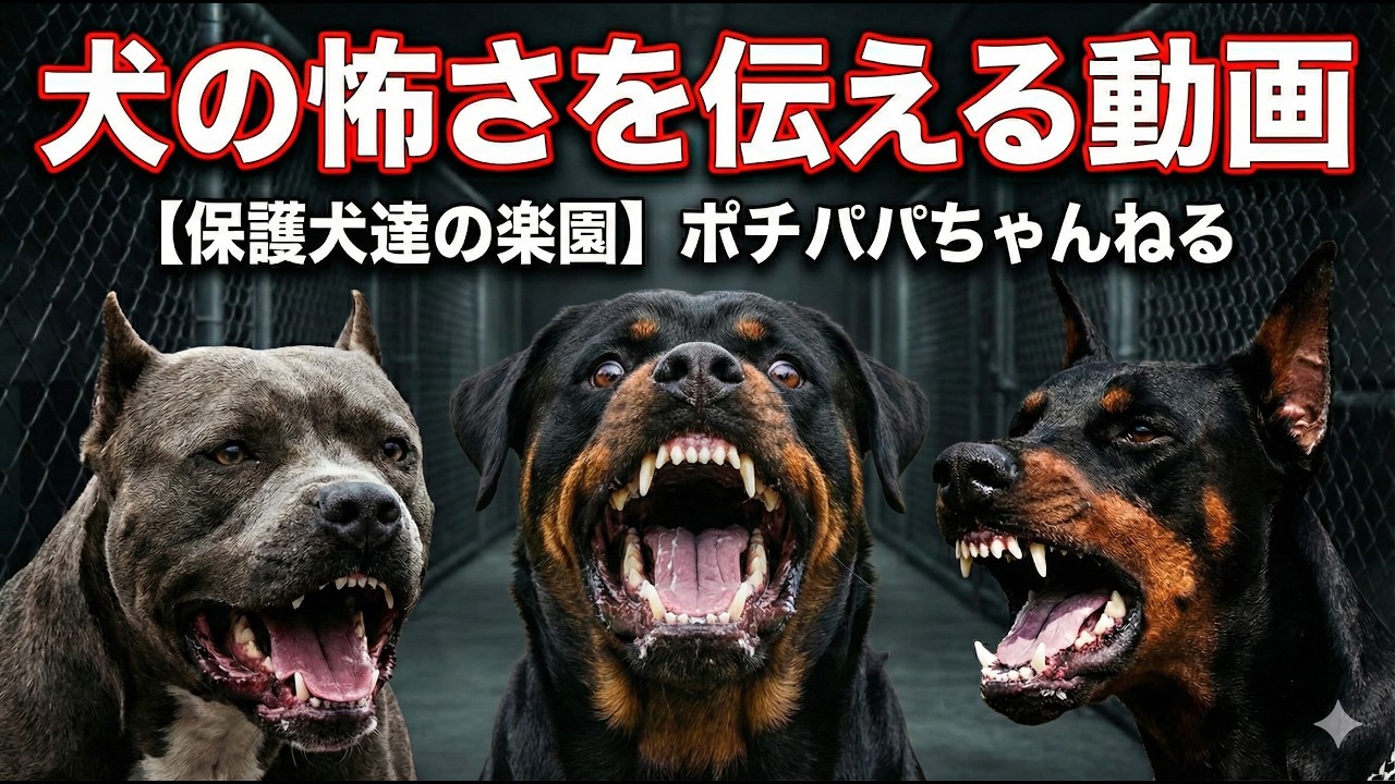 パワーブリード・狩猟犬・牧羊犬の恐怖‼️