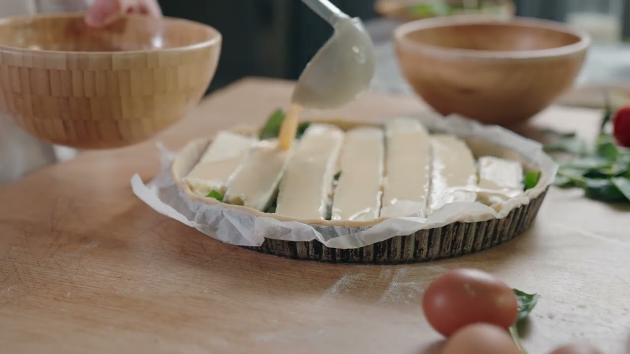 Quiche Brie Epinard | Quiche met Brie en spinazie