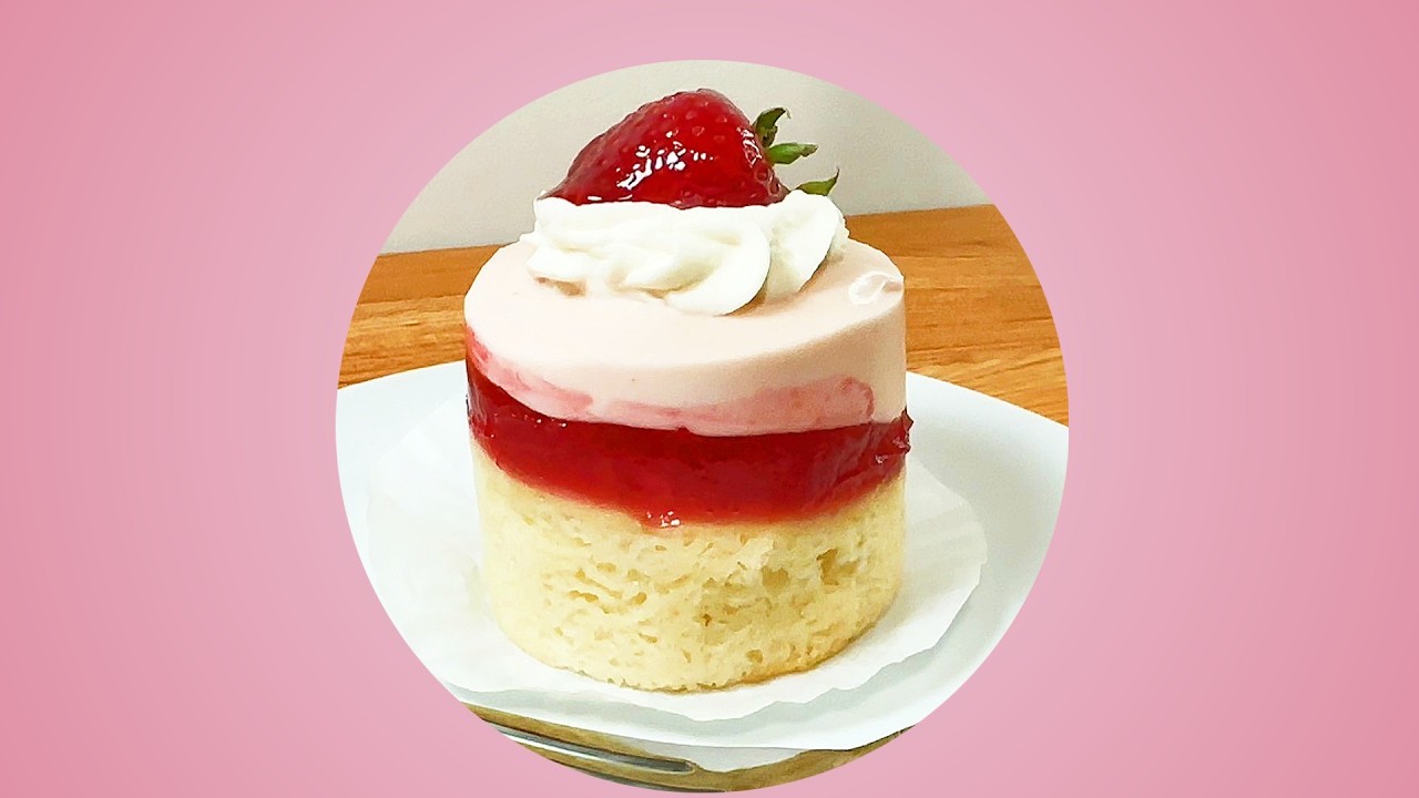The BEST Cake EVER! Strawberry Mousse Cake Taste Test! I LOVE Strawberry Shortcake!