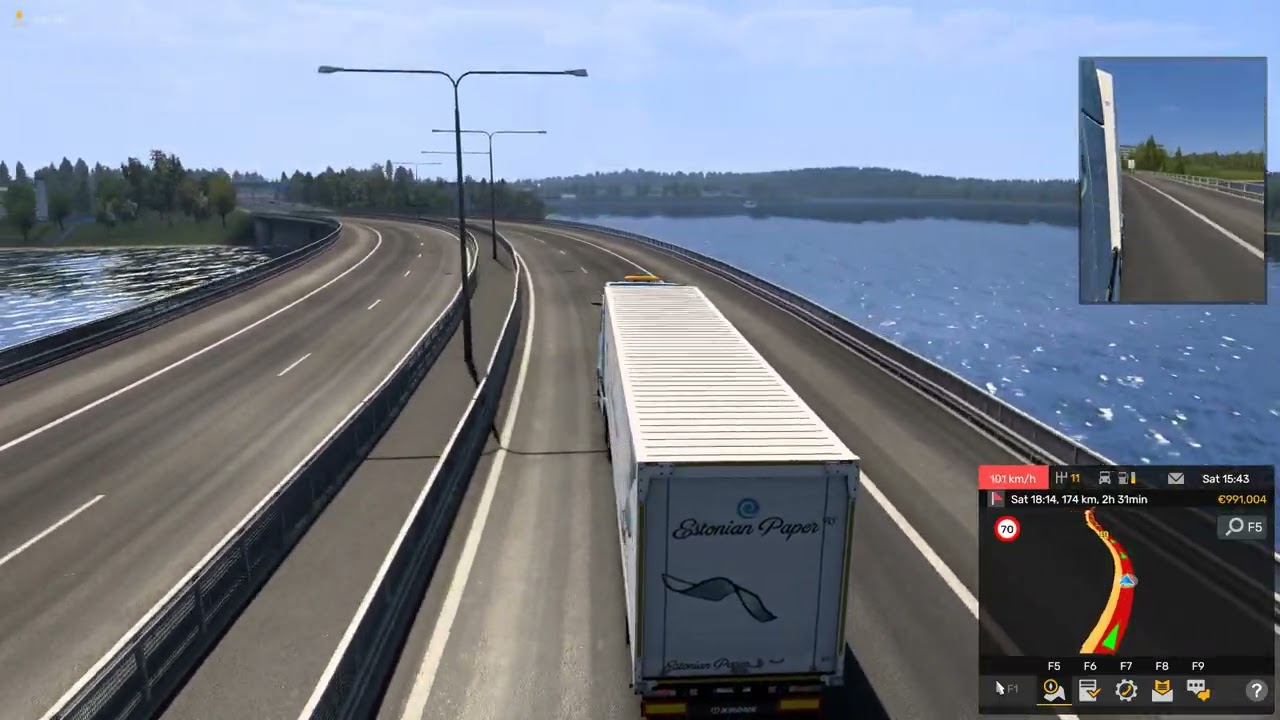 Kunda - Helsinki | Empty Barrels 9t | Volvo FH6 Aero | ETS 2 v1.57 Nordic Horizons | #833
