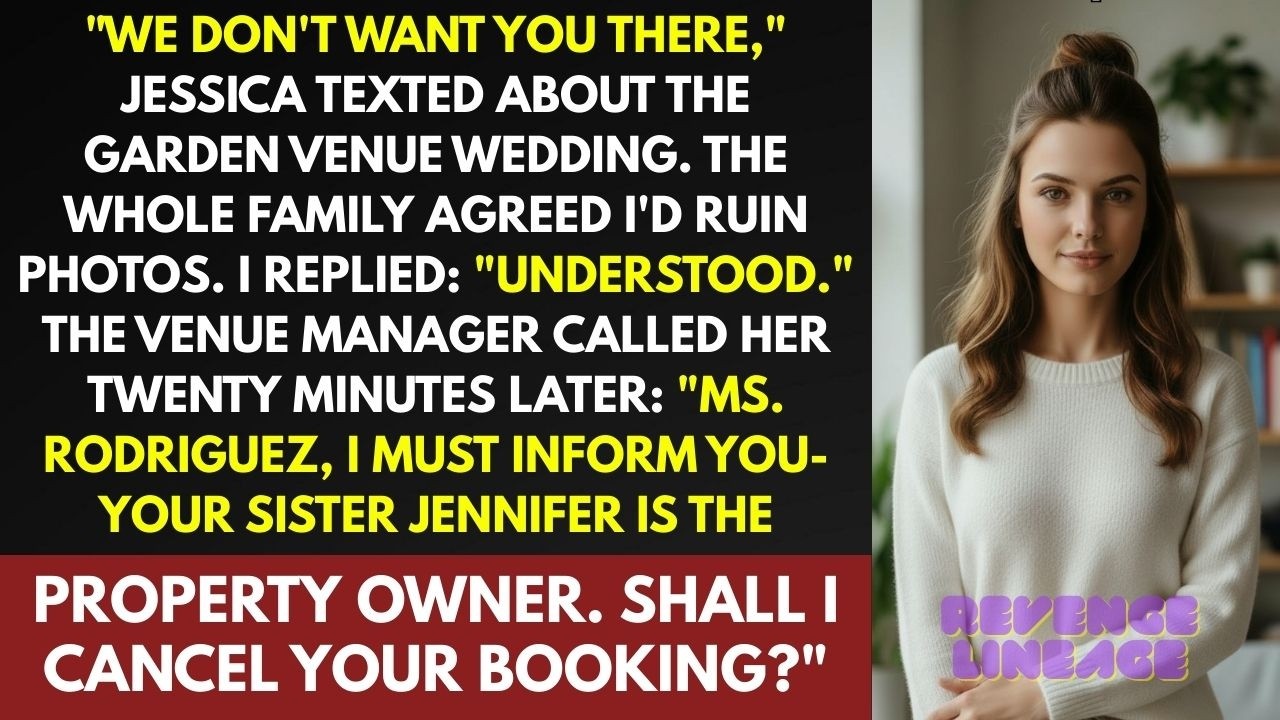 Sister Uninvited Me From 'Her' Wedding Venue—The Manager Said I've Owned It For 5 Years