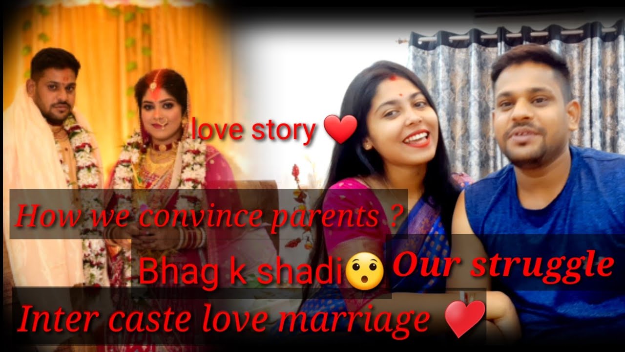 INTER CASTE LOVE MARRIAGE || OUR STRUGGLE ||  LOVE STORY &hearts;️ || BY MEGHRAJ HIGHFLY