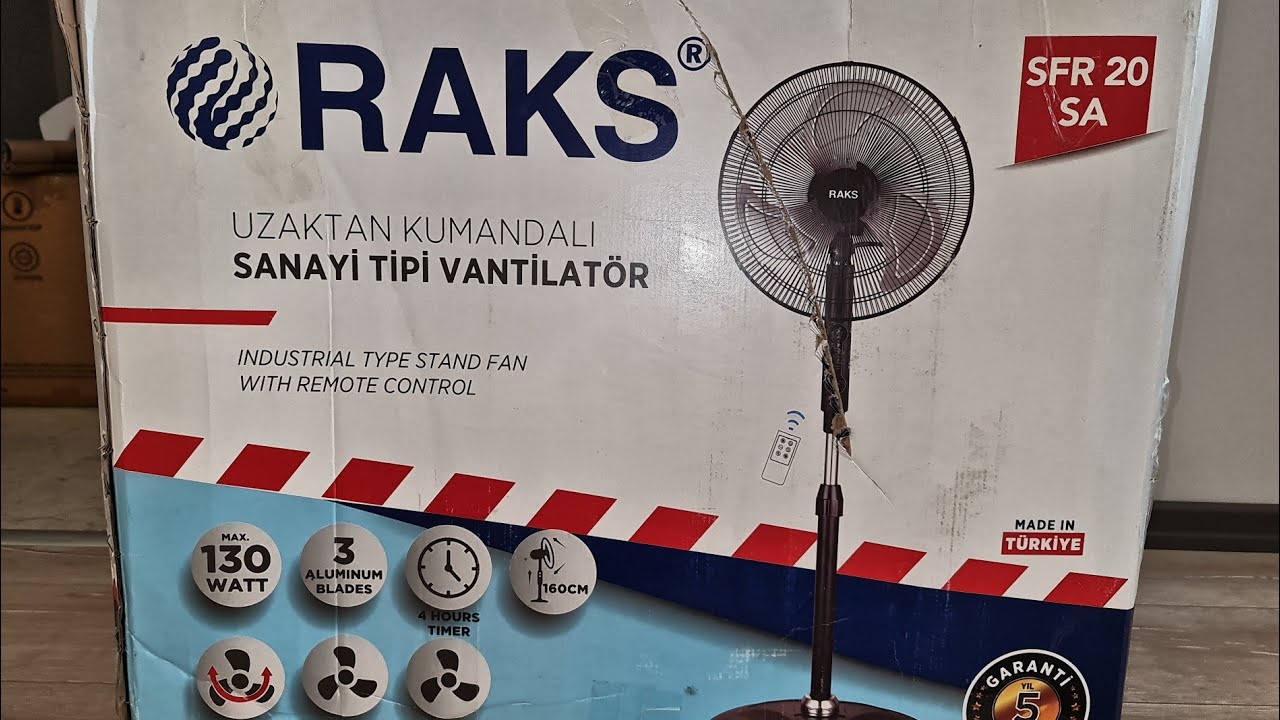 RAKS SFR 20 SA VANTİLATÖR