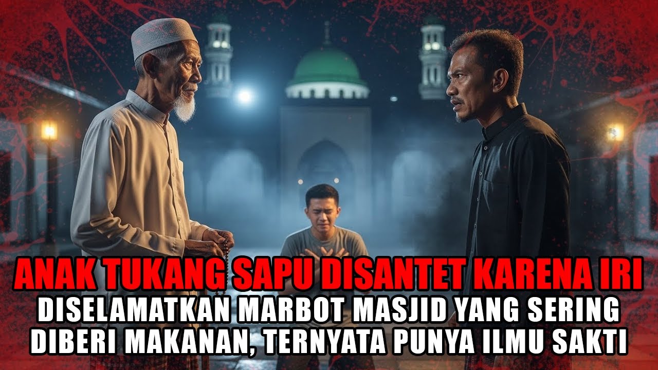 ANAK TUKANG SAPU DISANTET HINGGA SEKARAT, DISELAMATKAN MARBOT MASJID YANG SERING DIBERI MAKANAN