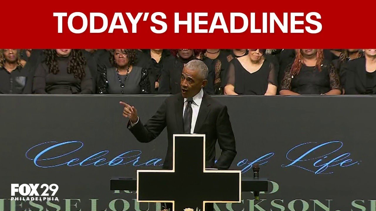 LIVE 🔴Jesse Jackson's funeral, Iran latest, and more