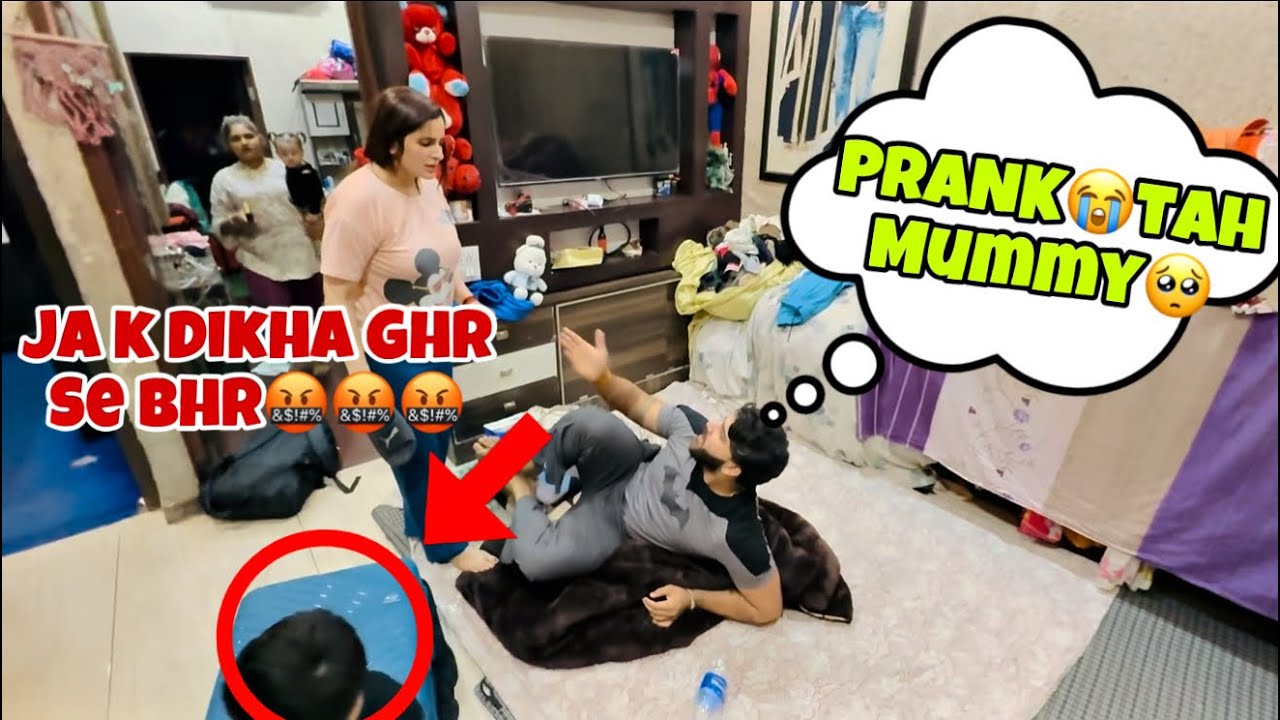 PRANK gone CRAZY🤣|| BLACKOUT ch KITI zid GHAR Chad K jan Di GAL🤣😂 @armaanthakurvlogs2567