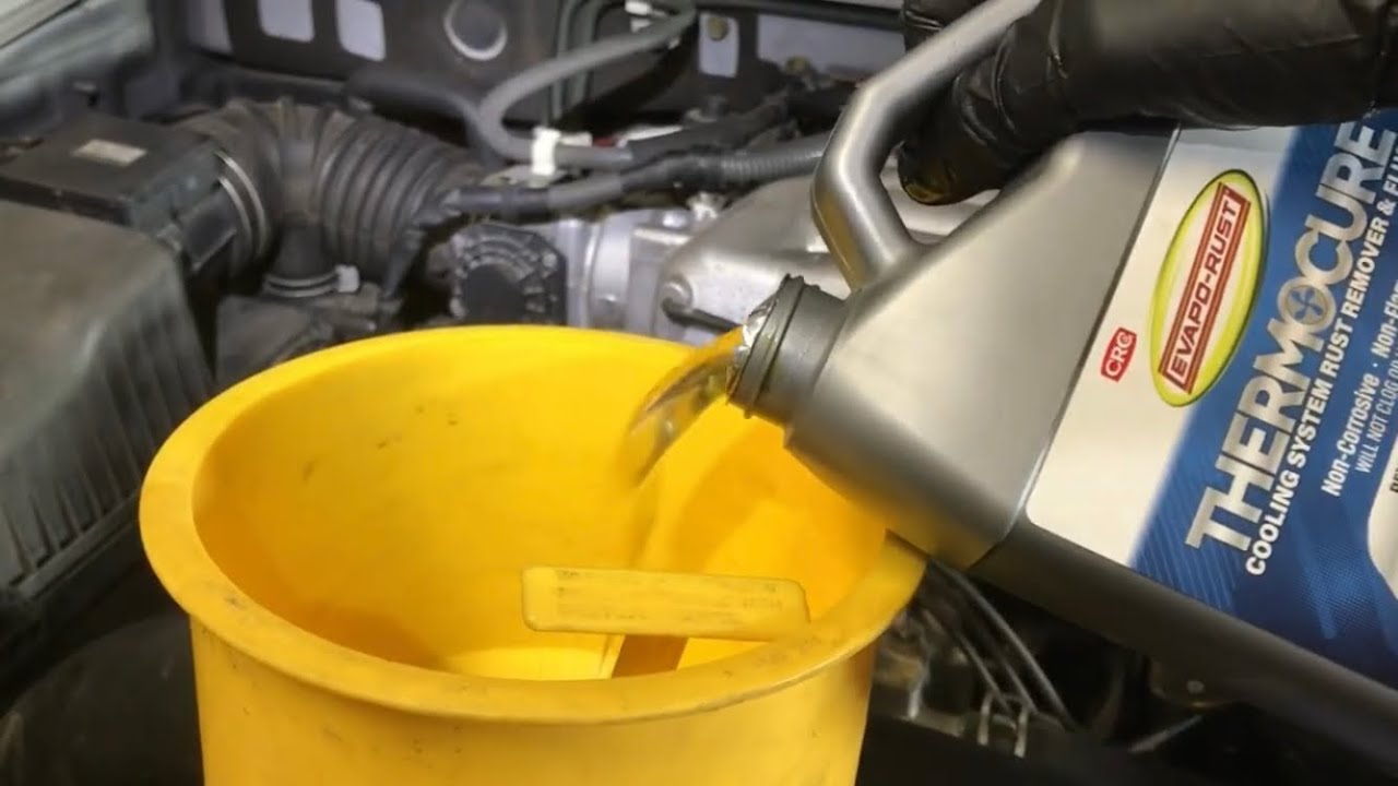 Gen3 Mitsubishi Montero Coolant Flush using Thermocure - Rusty Cooling System with no heat, fixed!