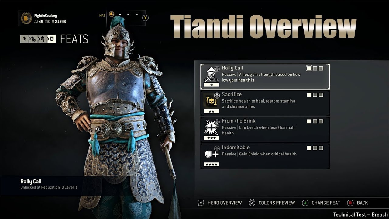 For Honor - Tiandi Overview - New Vanguard, Marching Fire DLC