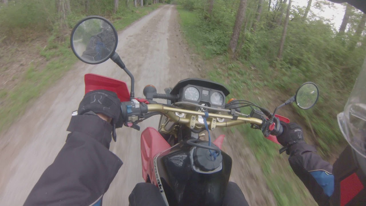 POV exploring Kawasaki KLR 600