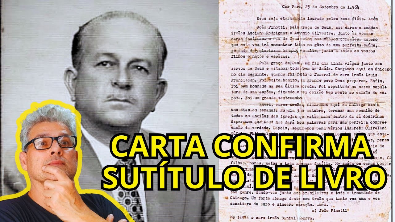 CARTA DE JOÃO FINOTTI, DE CHICAGO EM 1964, FALA SOBRE REUNIÃO COM 