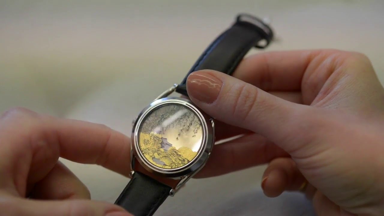 Mr. Jones Watches Chinoiserie Limited Edition Gilded Imaginary Landscape Watch