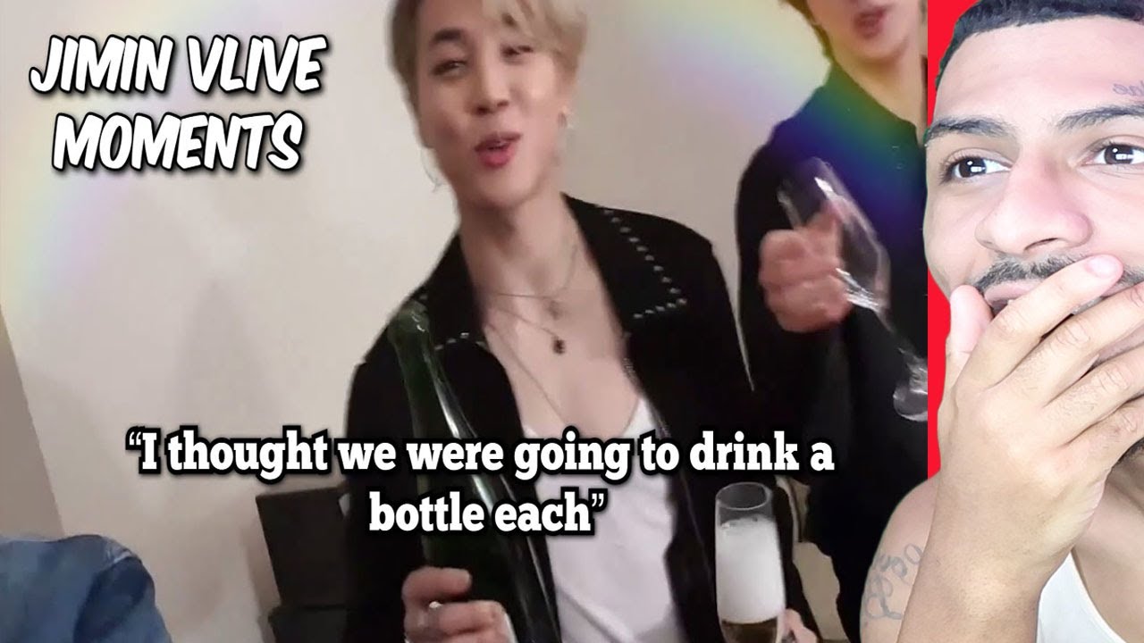 Jimin being goofy on vlive BTS Reaction