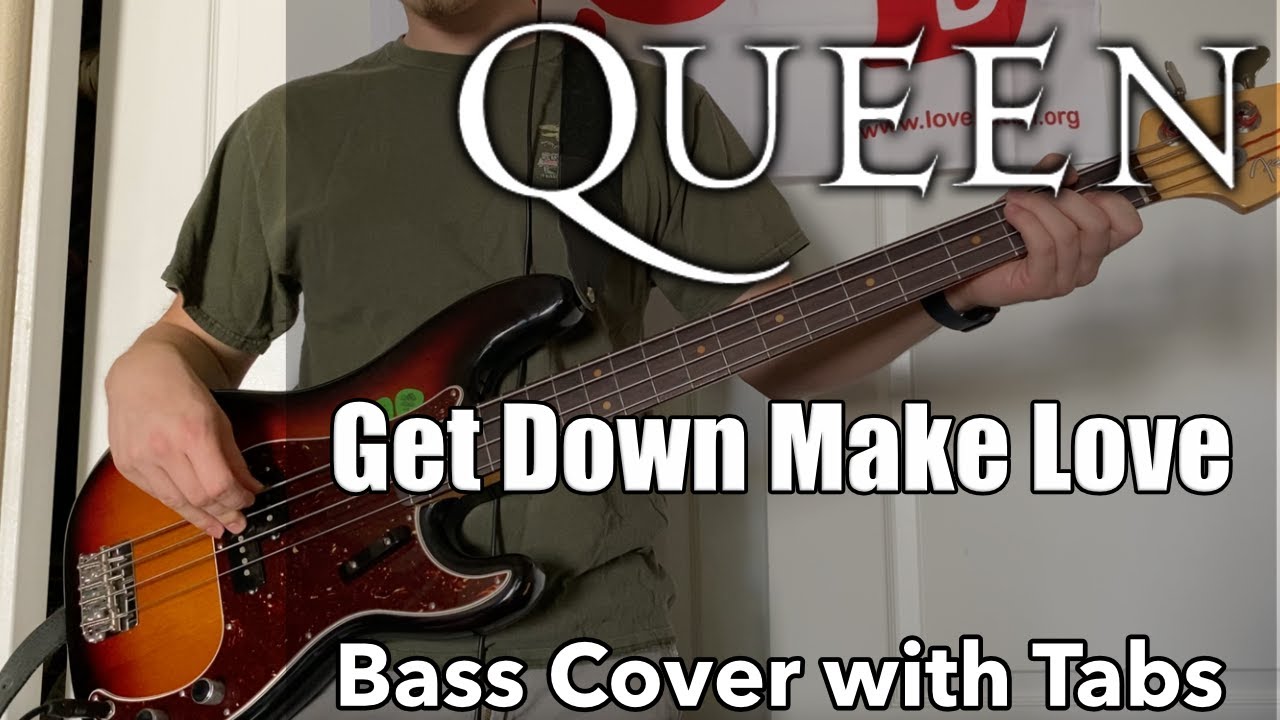 Queen - Get Down Make Love (Bass Cover WITH TABS)