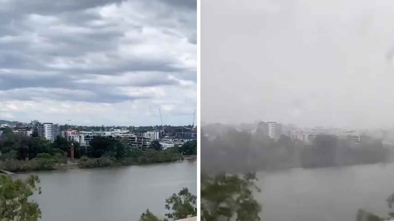 Timelapse Of Storm In Brisbane