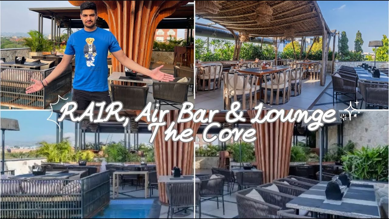 RAIR, Air Bar & Lounge - The Cove Panchkula, Haryana Must Visit Rooftop cafe in Town 💁☕👌🎍😍