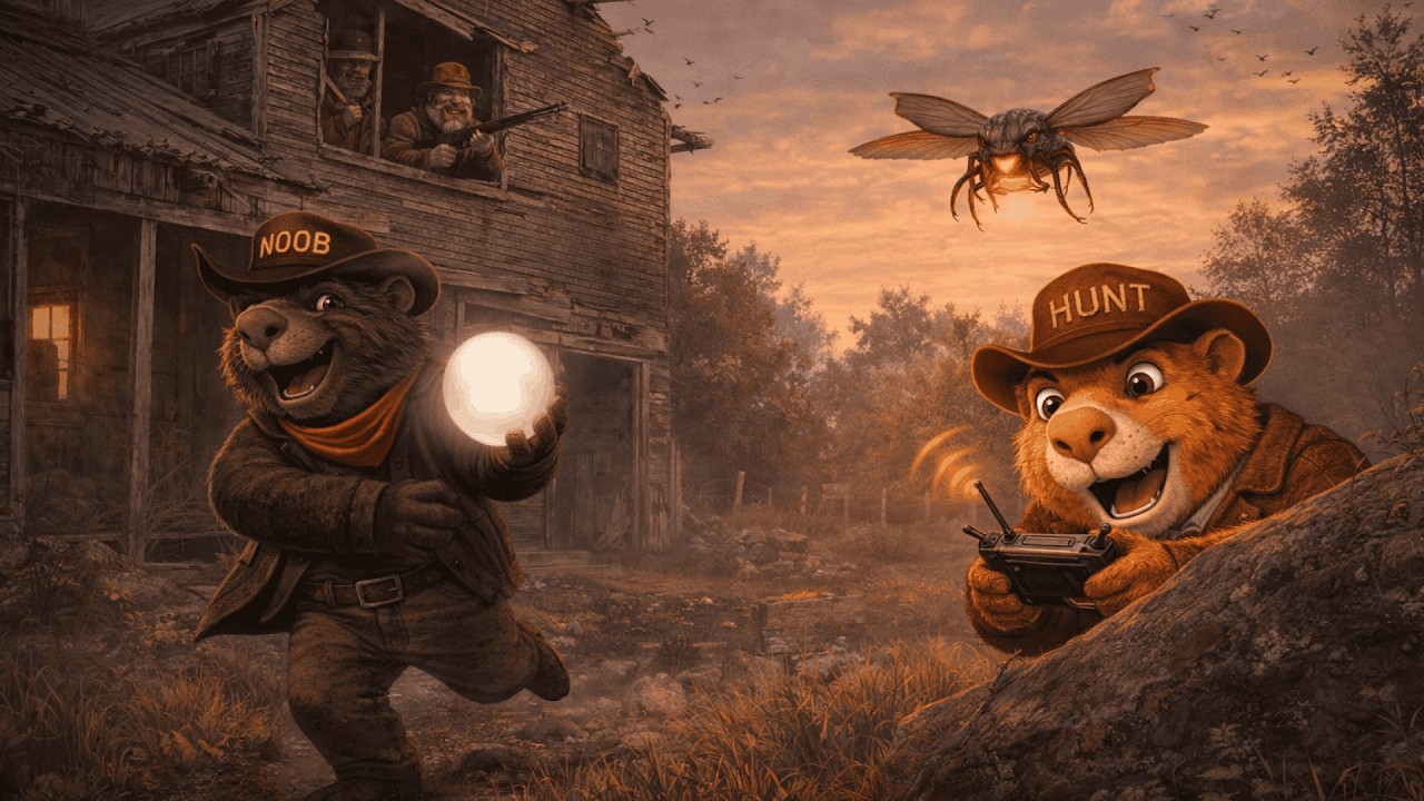 Самый удачный мув нуба 😅 | NOOB HUNT #7 | Hunt: Showdown