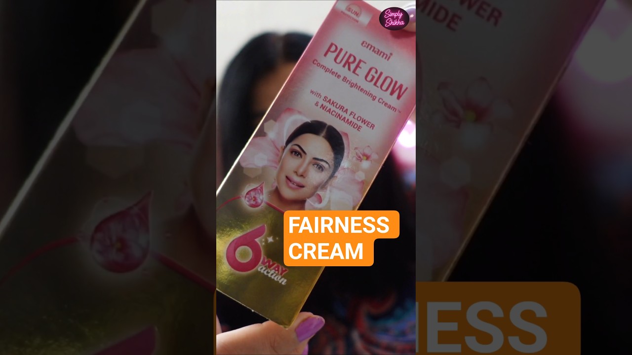Emami Pure Glow Complete Brightening Fairness Cream #youtubeshorts #skincare #beauty #review